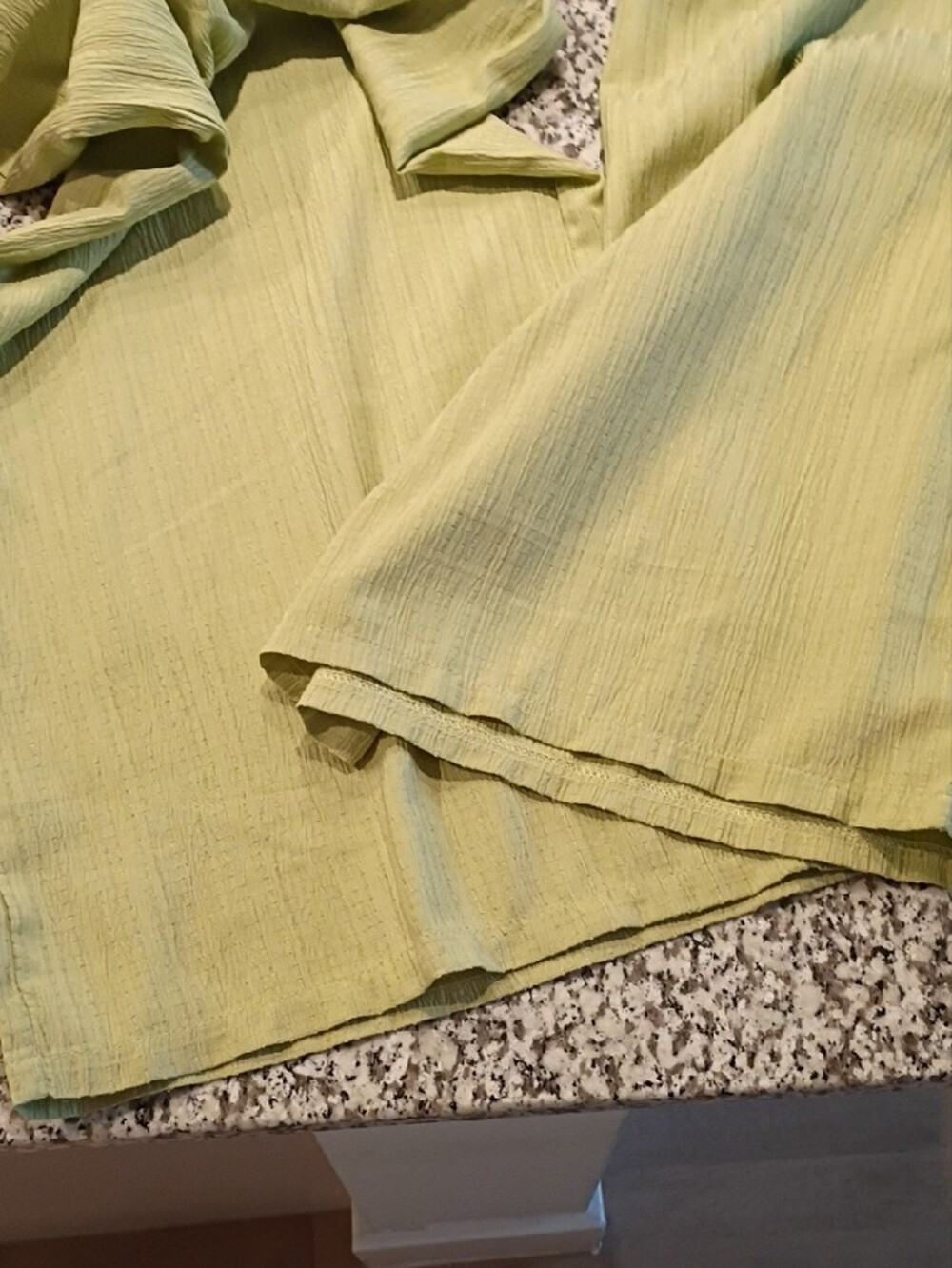 Women’s Lightweight Drawstring Skirt - Pastel Pink & Pale Green Size XL  2 F/ 1 - Picture 4 of 5